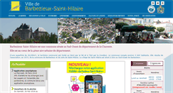 Desktop Screenshot of mairie-barbezieux.fr