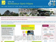 Tablet Screenshot of mairie-barbezieux.fr